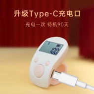 Type-c Rechargeable Luminous HD Chanting Counting Hand Press Counter 9 Channel Digital Display Flip 