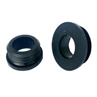 Toilet WC Black Rubber Cone For Lower Level Cistern Pipe & RUBBER SPUD