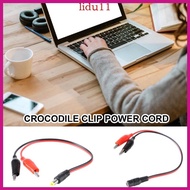 LID 26cm DC5 5x2 1mm Male Female Power Line to Alligators Clip Wire for Power Supply and Electrical 
