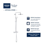 GROHE Euphoria 260 Shower System with Thermostatic Bath Mixer