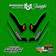 STRIPING HONDA WIN / MOTIF 51 / BANDUNG MODFKU / STICKER WIN 100 / STIKER VARIASI WIN 100