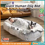 BOUSSAC Warm Large Dog Bed Human Giant Dog Bed Removable And Washable Plush Pet Cat Bed Sleeping Hum