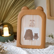 Inch7Cartoon Photo Hanging Desktop Cloud Stand 7inch Nordic Style Small Ornament Photo Frame Childre