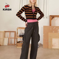 [KIRSH] DOODLE CHERRY CROP ZIP UP CARDIGAN | Korean | Korean Style | Korean Knit | Korean Brand | ko