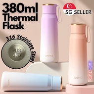 380ml Thermal Flask make with 316 Stainless Steel Interior keep Water Warm or Cold for long time Handy Size for handbag
