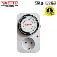 VETTO Analog Timer Socket - 24 Hours