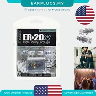🇺🇸 Etymotic Research ER20XS High Fidelity Earplugs | Hi-fi Ear Plugs Musician Concert Motor 音乐家耳塞