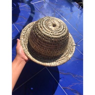 MERAH MENDONG HAT WOVEN HAT RATTAN HAT BEACH HAT GARDENING HAT FARMER HAT COSPLAY HAT ONE PIECE HAT 