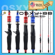 ⭐Best Seller⭐OSXY-88 High quality Carbon Fiber Fishing Rod 1.65M 5.5kaki 1.80M 6.0kaki 2.1M 7.0kaki  2.4M 8kaki Joran Pancing Rod Casting Rod Spinning Baitcasing Fishing Rod mesin pancing mancing