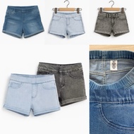 Genuine surplus girls' stretch jeans shorts HM large size E0377b E1660 E0301