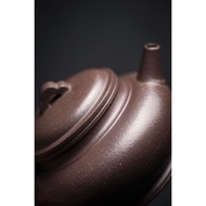 Premium Purple Clay Teapot Dabin Yunqiao · 140cc · Raw Ore Shark Skin Qingmingpin Transparent Teapot