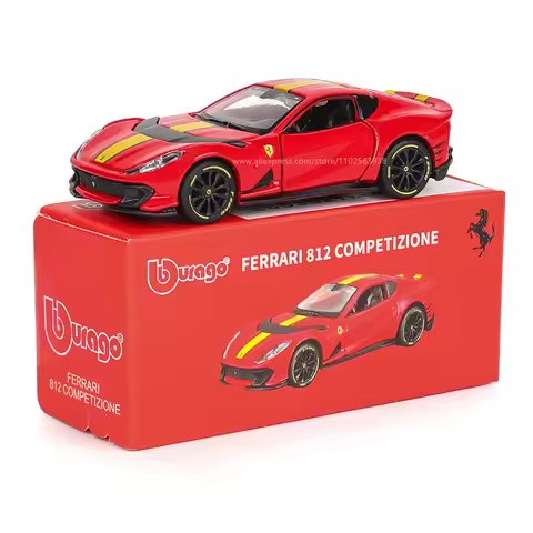 Bburago 1:64 genuine Ferrari SP1 812 COMPETIZIONE ENZO F40 F12TDF SF90 car model series children's C