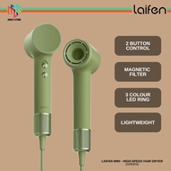 Laifen SLFMINIG Mini High Speed Hair Dryer 2 Button Control Magnetic Filter SLFMINIG Pengering Rambu