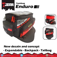 Tankbag 7gear Enduro Expandable Magnetic Motorcycle Tank Bag