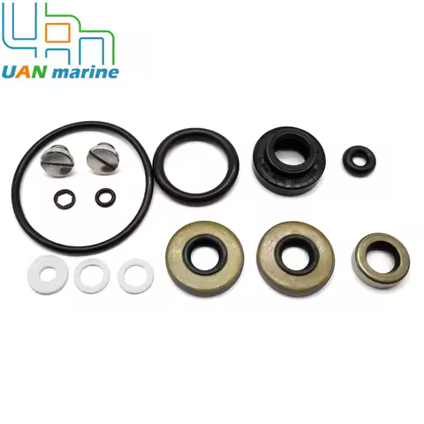Boat Motor Outboard New Marine Lower Unit Seal Kit Fit For Evinrude Johnson OMC 9.9HP 15HP Sierra 18