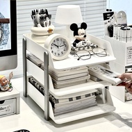 File Folder Storage Rack4File Document Office Storage Rack Organizer Box Portable Layered Desktop Pa