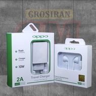 Charger OPPO 100% A31,A37,A33,A12,A52 ( Gratis Headset ) Travel Charger Fast Charging / Pengisian daya cepat Type Micro USB