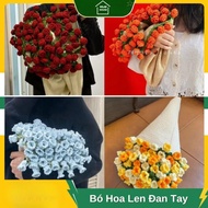 (Ingredient Package) Handmade Wool Flower Bouquet Hand-woven Flower Bouquet Meaningful Surprise Gift