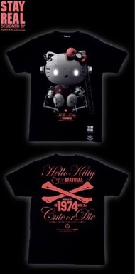 STAYREAL X HELLO KITTY 機械凱蒂貓 絕版原創聯名T恤 五月天 阿信X不二良