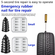 Waterproof Rapid Tool 10pcs Rubber Nail Car Motorcycle Bike Tire Repair Kit