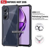 Casing Hp Infinix Hot 20s Hard Case Anti Licin Premium Transparant