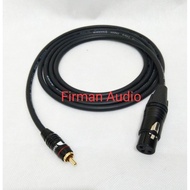 Mixer To Amplifier Cable 50cm-5mtr Jack Canon XLR Female To RCA Nakamichi