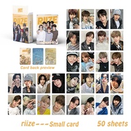 50ชิ้น/เซ็ต Idol LOMO การ์ด Shotaro eunseok sungchan wonbin sohee HD printd การ์ดแฟนของขวัญ riize เล
