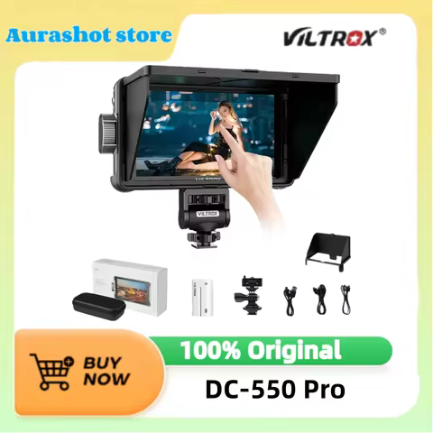VILTROX DC-550 Pro Portable Monitor 5.5" 1920x1080 4K Profissional Monitors HDMI Touch Screen Field 