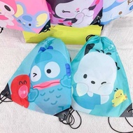 Cartoon Drawstring Backpack Parachute Fabric-Athlete's Bag-Size 4233 cm