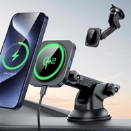 ESR For Qi2 15W Magsafe Car Mount Charger, Qi2-Certified Magsafe Car Charger, Dashboard/Windshield