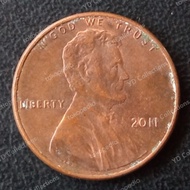 Koin Amerika Serikat 1 Cent 2011 - Koelksi Lincoln Memmorial cent set