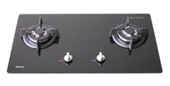 (Bulky) Rinnai 2 Burner Built-In Hob Black Tempered Glass RB-7302S-GBS