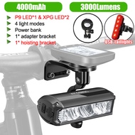 Newboler 10000mAh Bike Light Hoisting Headlight 6000 Lumens Type-C Rechargeable Bicycle Light IPX6