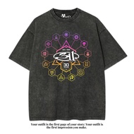 Vega88 *311* Oversized t-shirt | Oversized t-shirt | Washed T-shirt | Washing washing | Vintage tee