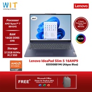 Lenovo IdeaPad Slim 5 16AHP9 83DD0001MJ (AMD Ryzen 7 8845HS/16GB RAM/512GB SSD/16" 2K OLED/Office/W1