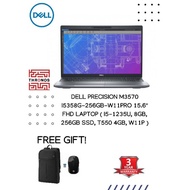 Dell Precision M3570 I5358G-256GB-W11PRO 15.6" FHD Laptop ( I5-1235U, 8GB, 256GB SSD, T550 4GB, W11P )