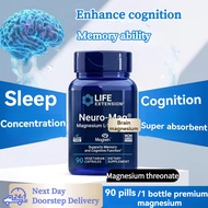 LIFE EXTENSION Neuro-Mag® Magnesium L-Threonate Brain Energy Booster Health Supplement, 90 Vegetaria