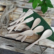 Wooden tablespoons wooden cutlery set