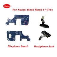 Original For Xiaomi BlackShark Black Shark 4 4 Pro Micphone Small Board Headphone Jack Flex Cable Replacement Part