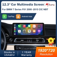 12.3 inch Linux Head Unit Touch Screen For BMW 7 Series F01 F02 F03  2008-2015 with CIC NBT System W