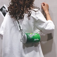 Bag female Bag 2024 beverage cylinder Bag girl Texture All-Match One-Shoulder Messenger Bag Trendy B