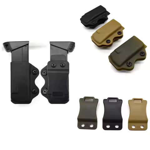 IWB Kydex Holster Magazine Pouch Case Concealed Carry Hunting Accessories Mag Holder for G17 19 23 2
