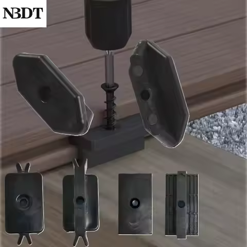 200Pcs Plastic WPC Composite Deck Clip Hidden T Fixture