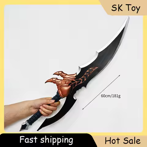 60cm Anime Sung Jinwoo Knight Killer Sword Demon King's Short Sword PU Not Sharpened Katana Cosplay 