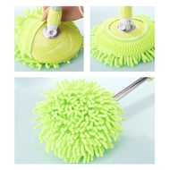 Microfiber Chenille Mop Head Refill for 360° Magic Mop Clean Spin Replacement