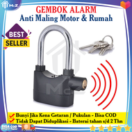 GEMBOK ALARM Anti Maling - Gembok Alarm Anti Maling Motor - Gembok Alarm Rumah - Gembok Alarm Anti M