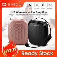 SHIDU S615 UHF Wireless Voice Amplifier Portable Mini Audio Loud Speaker for Teachers Tourrist Speak
