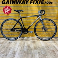 GAINWAY FIXIE RACING HANDLE 700c/Fixie/Fixed/Fixie700/Basikal racing/Basikal dewasa/Basikal budak/Ba