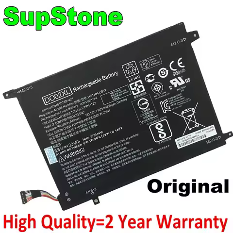 SupStone Genuine DO02XL HSTNN-LB6Y Battery for HP Pavilion x2 10 tablet 10-N100 10-N121TU 10-N122TU 