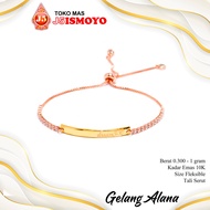 Gelang Tali Serut Kombinasi Emas Alana BTPU J5 Ismoyo